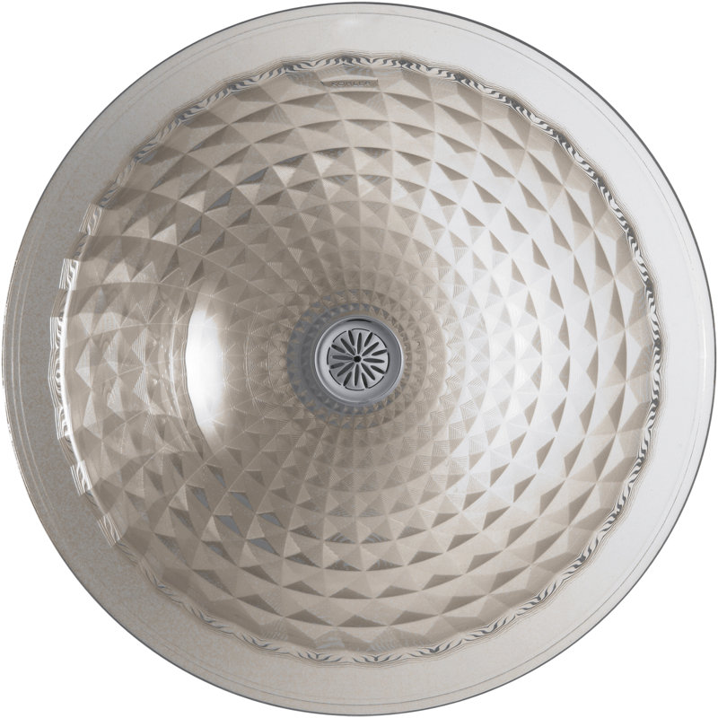 Kohler Kallos®, Artist Editions Oval Glass Undermount Bathroom Sink, Translucent Doe