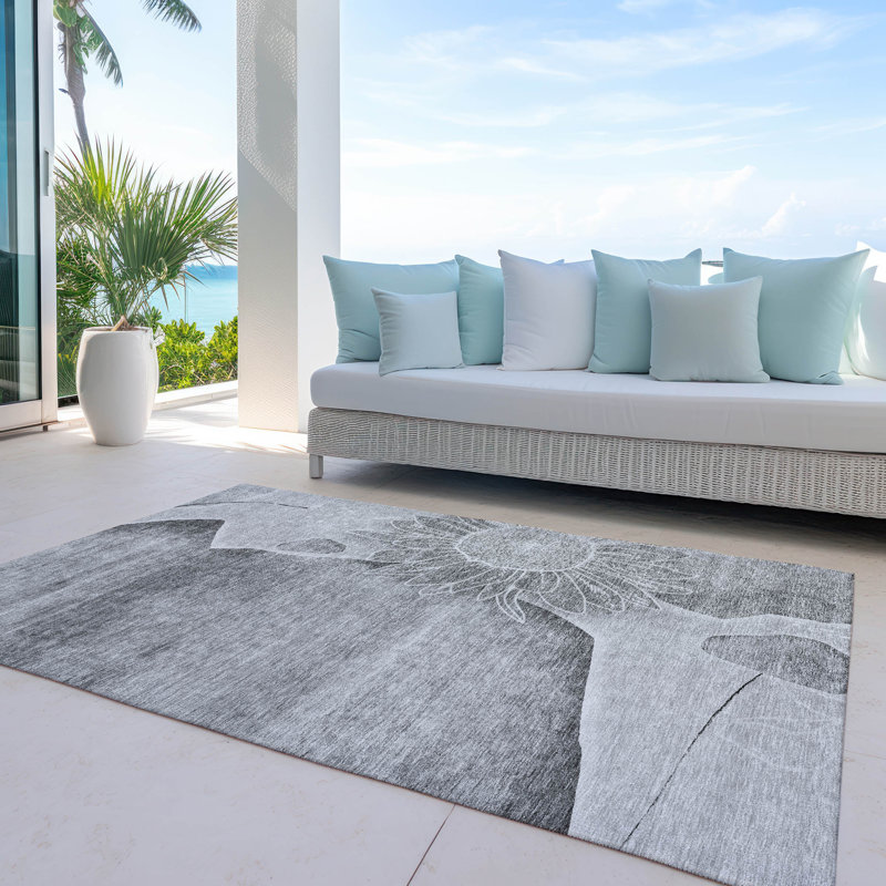 Tapis intérieur / extérieur Alta avec envers antidérapant, Rectangle 9 pi x 12 pi
