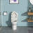 Dual Flush Ceramic Toilet - Efficient Water Usage, Cost-Effective Solution With Powerful Flushing Removes Waste Efficiently, Keeps Clean