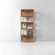 Versa 77'' H x 31.5'' W Solid Wood Standard Bookcase