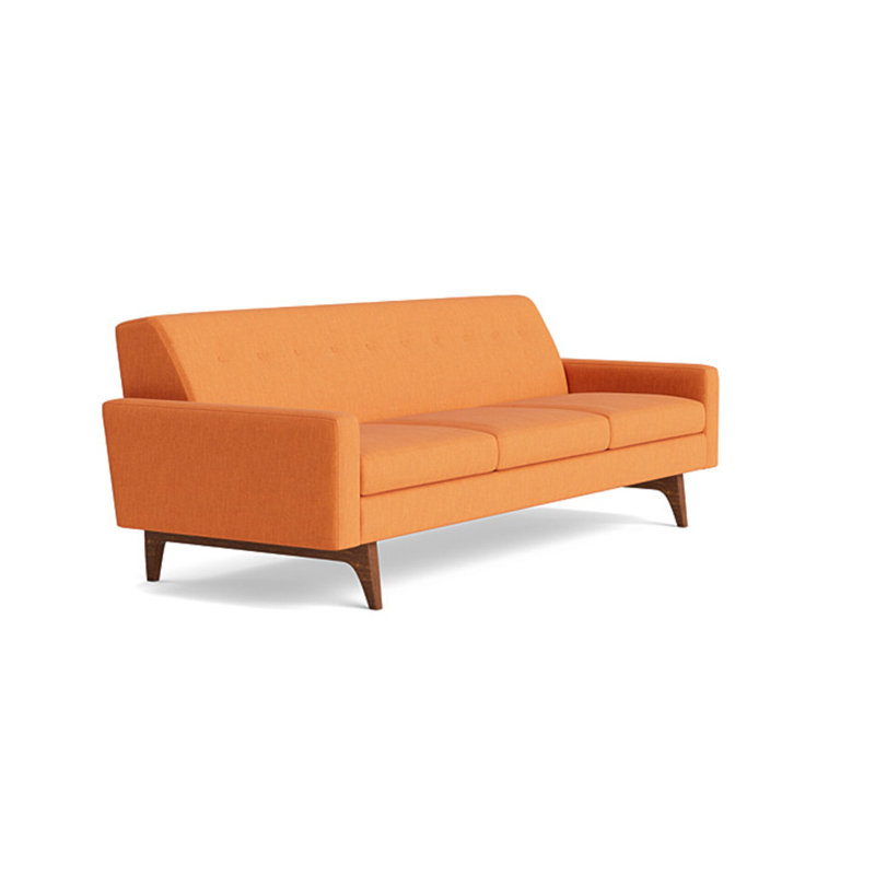 Tyler Sofa (95"), Performance Weave - Carrot