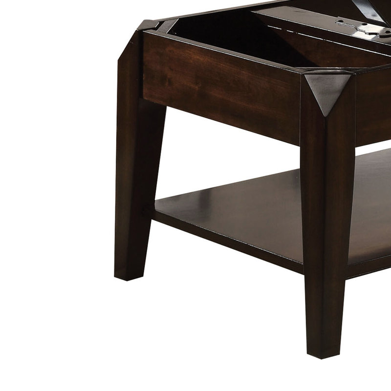 Table basse en bois de noyer