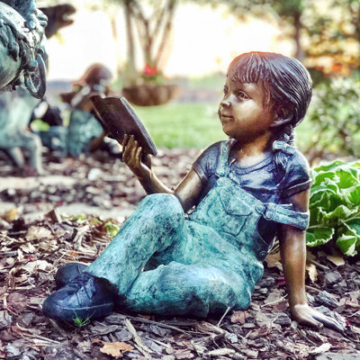 Copper Garden Statue