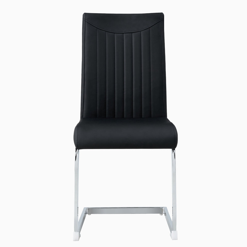 Chaise d'appoint en similicuir