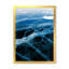 Structure de glace bleue et blanche II - peinture sur toile-60161540-60161541