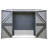 Elite Steel Storage Shed, 8X4, Galvalume