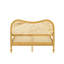 Lit de style bohème scandinave naturel, grand lit pour chambre à coucher-785025457