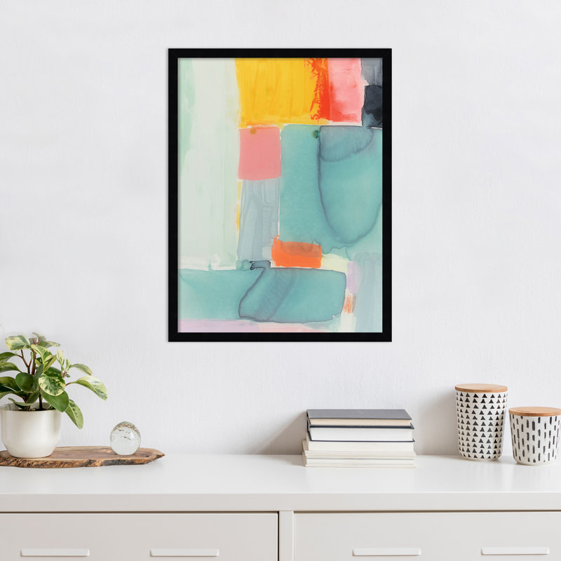 «United Colors II» par Amy Lighthall - impression d'un seul cadre, Noir, H 25 po x l 19 po