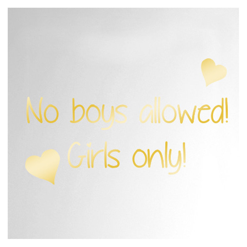 Wall Decal, Shiny Gold