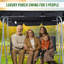 3 Person Porch Swing with Canopy-711668097