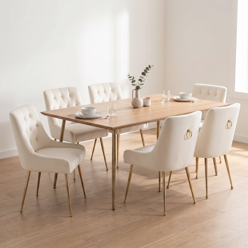 Chaise d'appoint Mayreli, Beige
