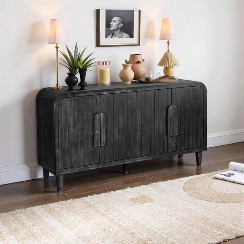 Buffet 59 po 59 po, Noir