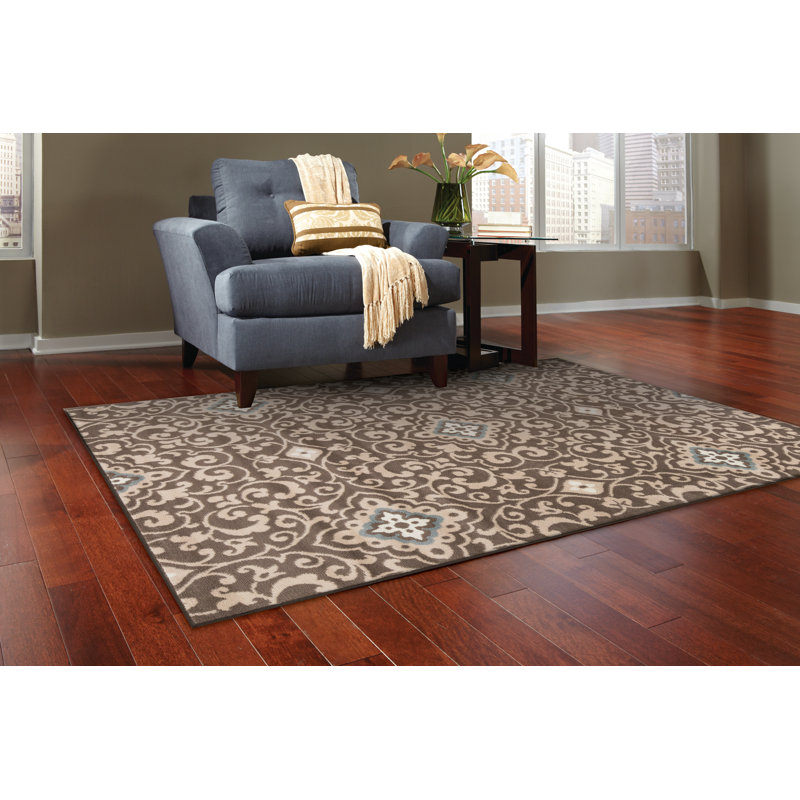 Tapis brun Irie Irie, Rectangle 8 pi x 10 pi