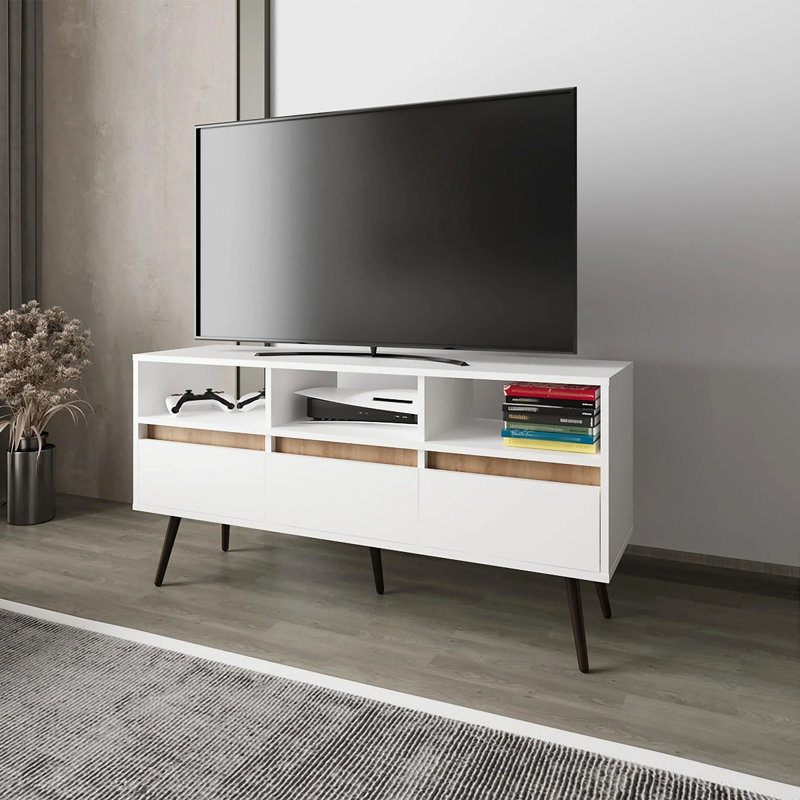 Meuble télé avec 3 tiroirs et 3 tablettes