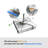 Casein 132'' Cantilever Umbrella with Base and Soft 12 Colors Changing Light for Umbrella-10620268