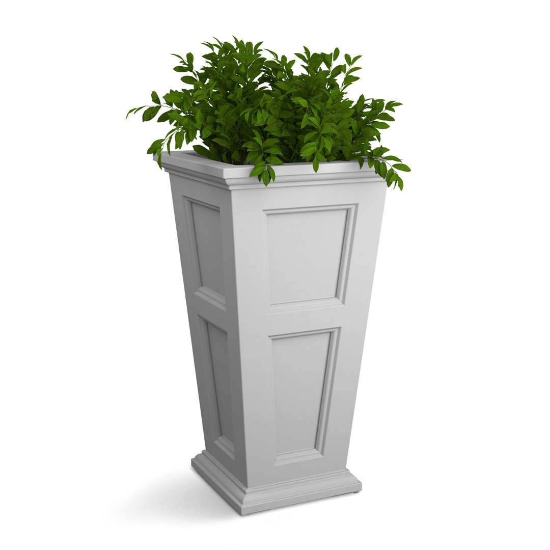 Anastasiya 34" Tall Resin Planter with Water Reservoir Winston Porter 