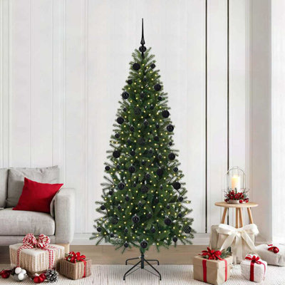  Artificial Christmas Tree with 300 LEDs  PE and PVC