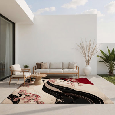 Dawn Bloom Indoor And Outdoor Area Rug