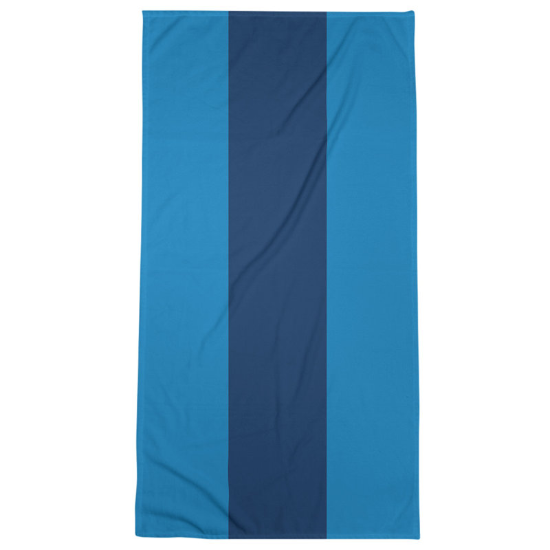 Microfiber Bath Towel, Tennessee Red Football Baby Blue/Gold
