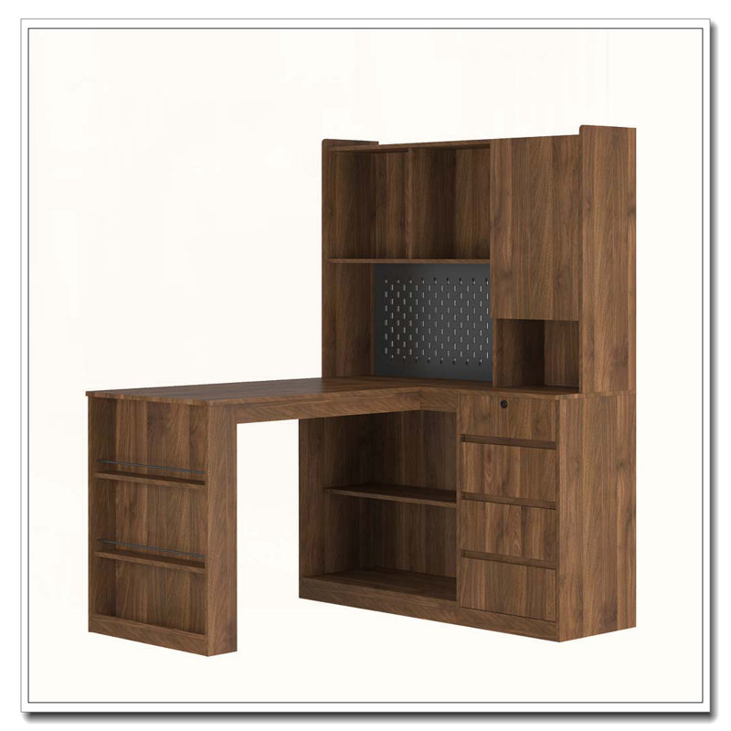 Bureau en L, Bois 4