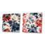 Savane - Ensemble de 2 collages carrés botaniques abstraits-101851635-101851633