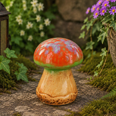 Reich Ceramic Toadstool Statue