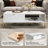 Mid-Century Modern Coffee Table with Double Drawers-1723451471