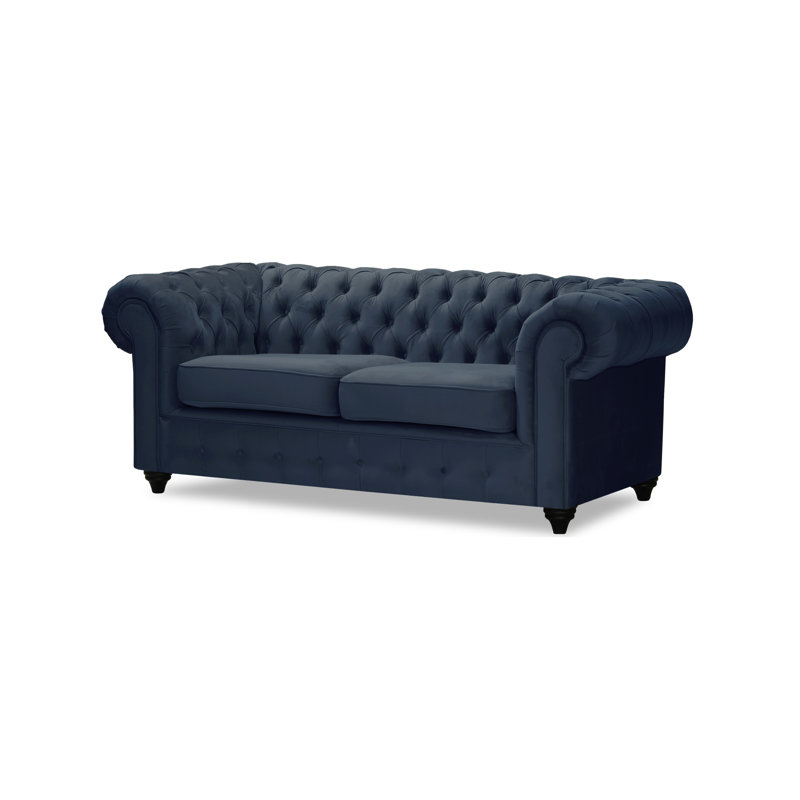 Alsey 3 Seater Sofa, 76" H x 192" W x 92" D, Blue