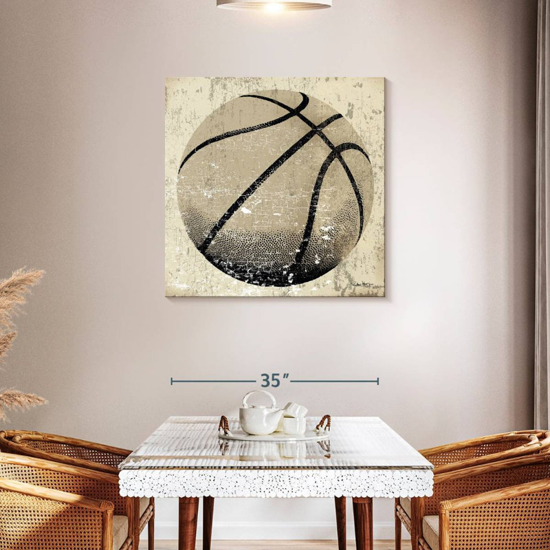Ballon de basketball rétro Sirpi