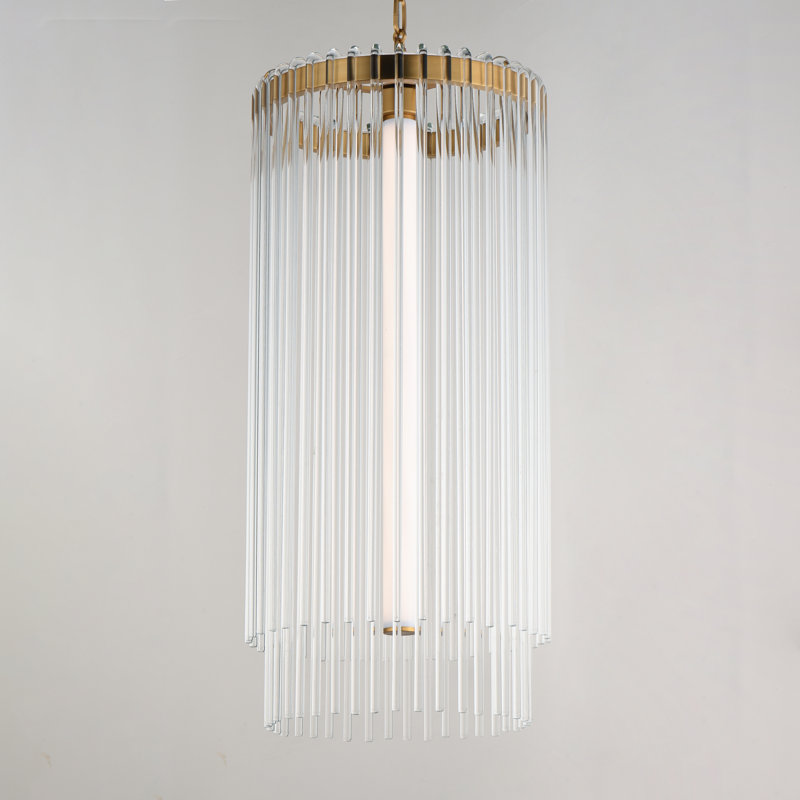 Luminaire suspendu pour Reiner Reiner entrée, Laiton vieilli naturel