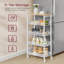 99.6cm H x 45.4cm W Storage Rack with Wheels