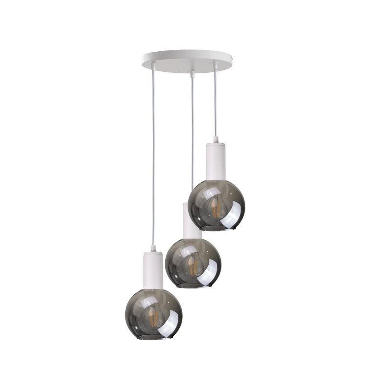 Myers 3 - Light Cluster Pendant, White