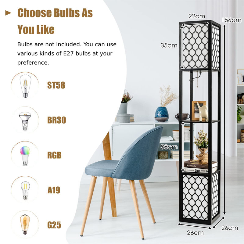 Altarriba 156cm Column Floor Lamp