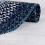 Tapis tressé à la main bleu turquoise Enika-280652370