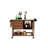 Outdoor Wicker Bar Cart