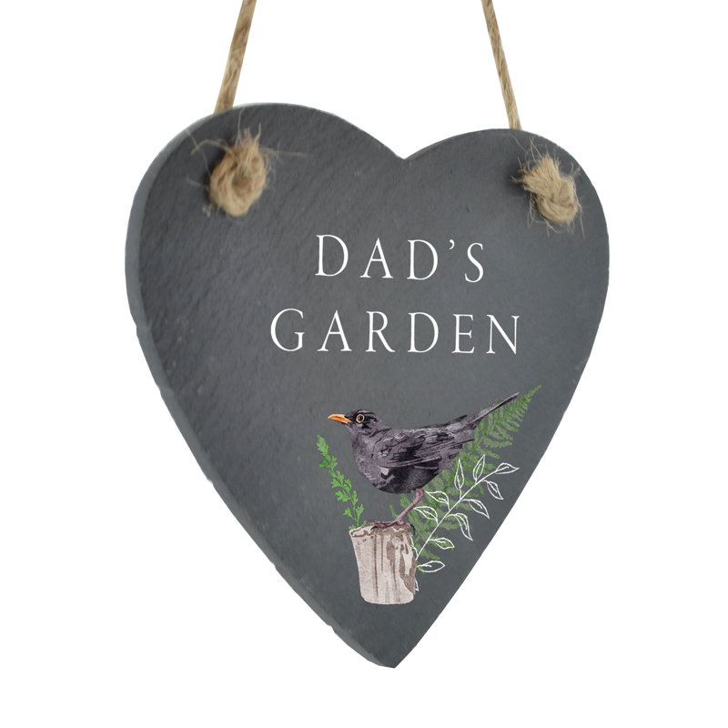 Gibney Stone Birds Garden Sign