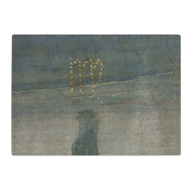 Sun Passing Virgo by Mikalojus Konstantinas Chopping Board, 20cm W x 28.5cm L