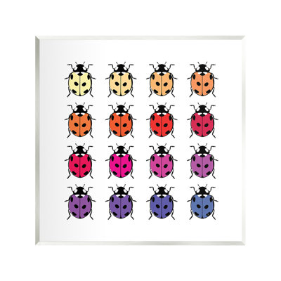 "Rainbow Ladybugs", art mural par Martina Pavlova