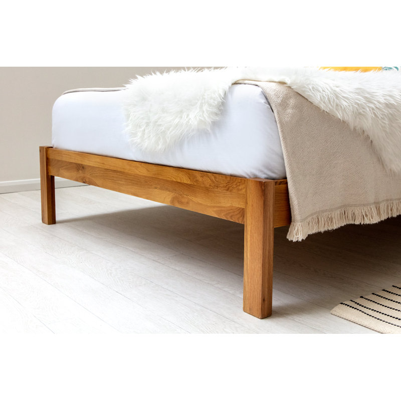 Fabian UK Double - DE 135 X 190 Cm Solid Wood Bed with Mattress, Pocket Sprung