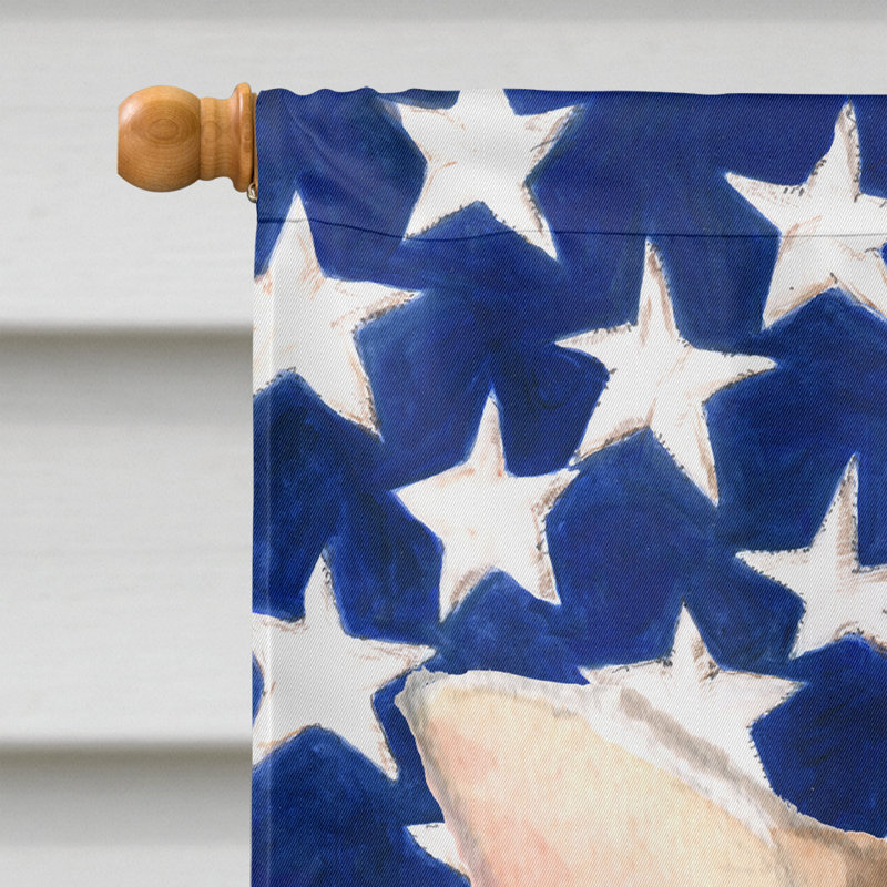 Drapeau de maison en polyester à 2 côtés Shahnur, Chihuahua beige