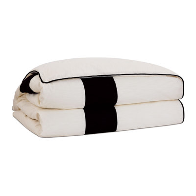 Dominique Modern & Contemporary Cotton Blend Baffle Box Stitch Comforter