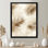 Beige Tan Neutral Palm Leaves Drift IV - Tableau encadré Palms & Trees