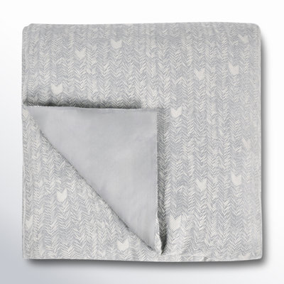 Lana 100% Cotton Embroidered Natural Queen Duvet By Classic Home