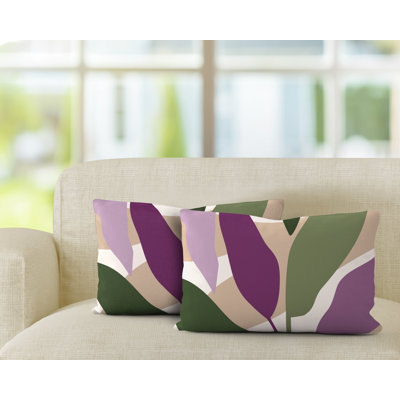 Glittered Outdoor Reversible Throw Pillow