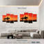 Silhouette de cowboy Lelar Sunset-108873575