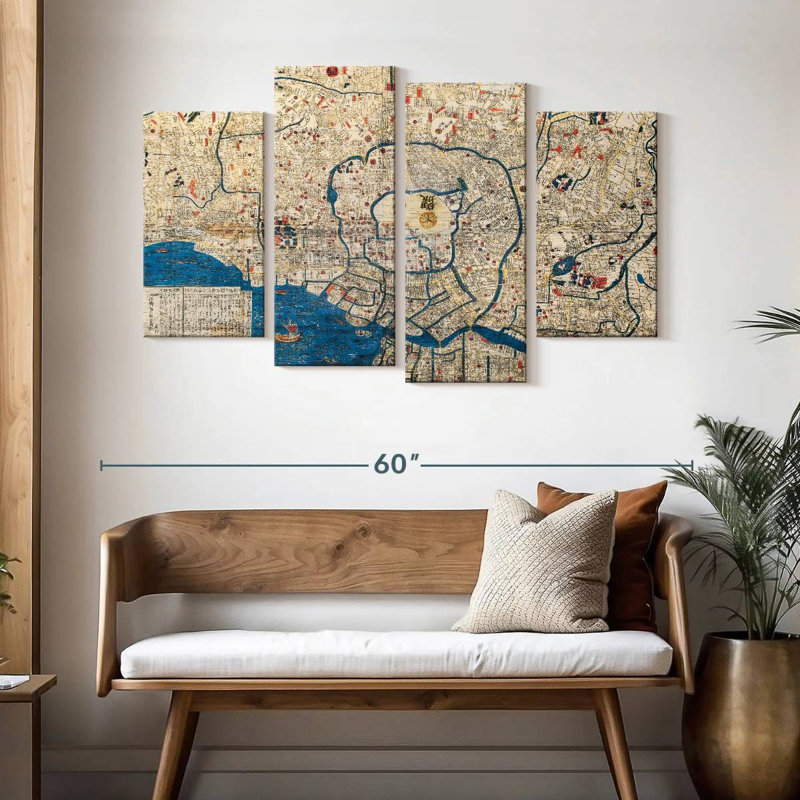 Ancienne carte d'Aliaz à Aliaz, H 32 po x l 52 po