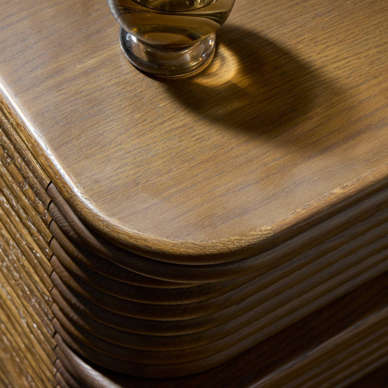 Benny 3 - Drawer Solid Wood Nightstand