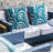 Abstract Outdoor Reversible Throw Pillow-181408533-181407991