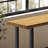 Ironwork solid wood bar table-904227086