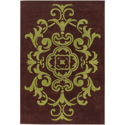 Tapis brun/vert Guilford